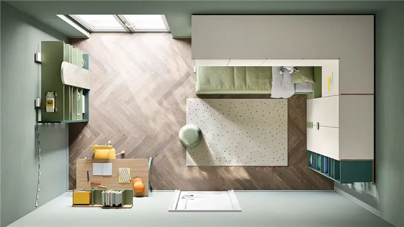 Nidi Space 27 composizione cameretta bambini