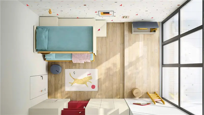 Nidi Space 30 composizione cameretta bambini