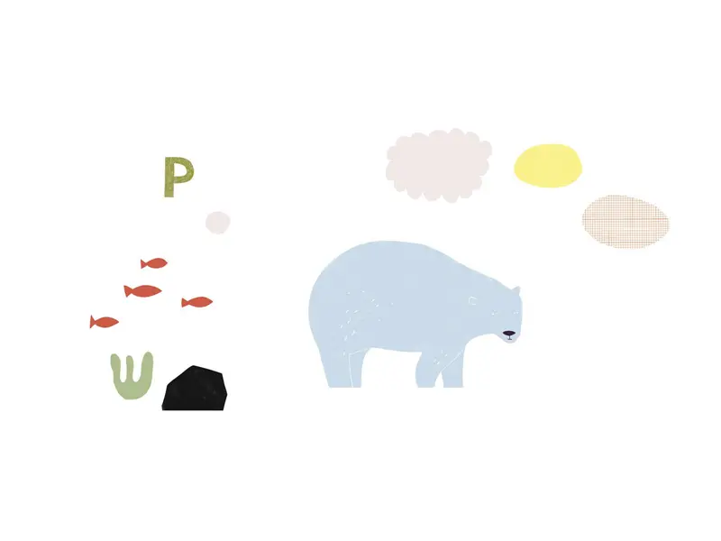 Nidi Arctic sticker per parete