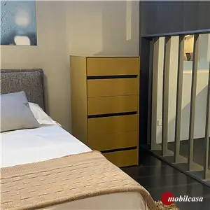 Novamobili Novamobili Pitagora cassettiera a 6 cassetti - senape