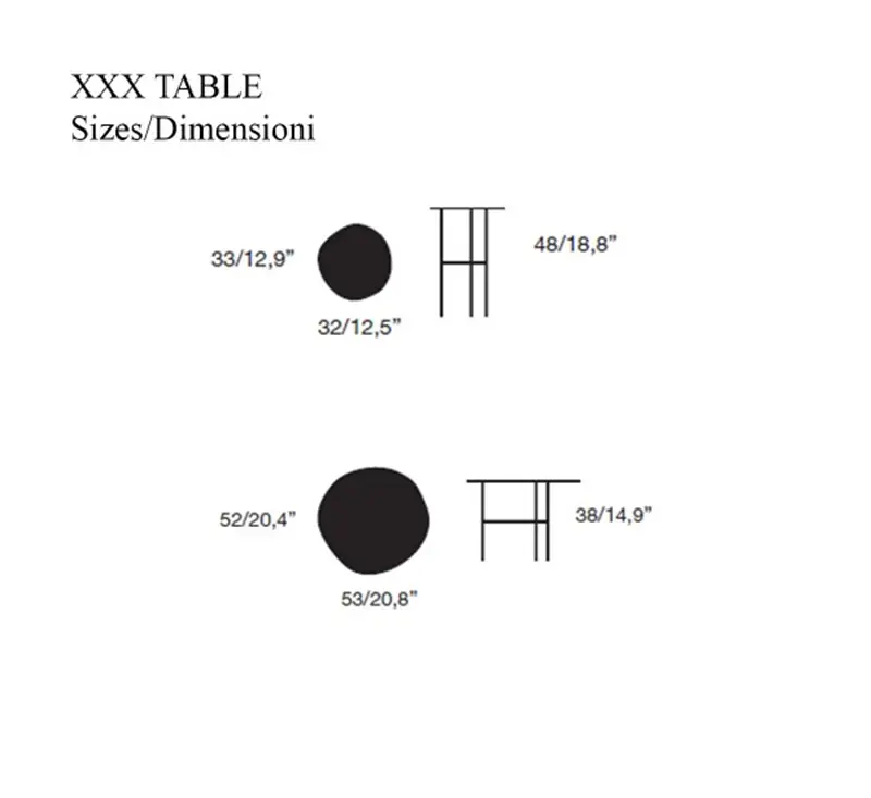 Opinion Ciatti XXX Tavolino rotondo