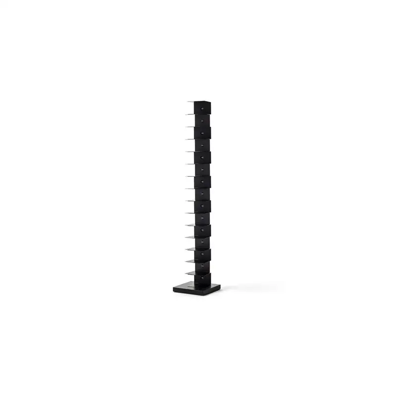 Opinion Ciatti Ptolomeo libreria - Struttura nera con base nera, h.215 cm
