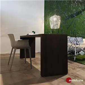 Pianca Scrivania modello DOMINO cm. 150X55x75,6h finitura borgogna