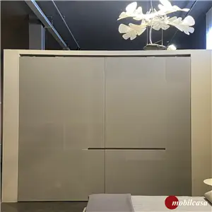 <span class="brand">Pianca</span> Sipario Crea complanare armadio - materico cenere e borgogna, L. 306,1 cm, P. 64,2 cm, h. 257,7 cm