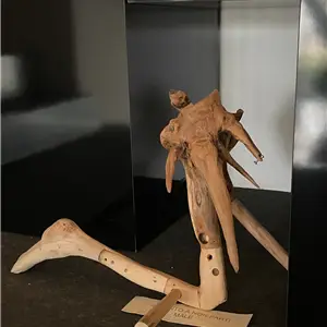 Riccardo Bianchi Artista Attento a non farti male - Scultura in legno