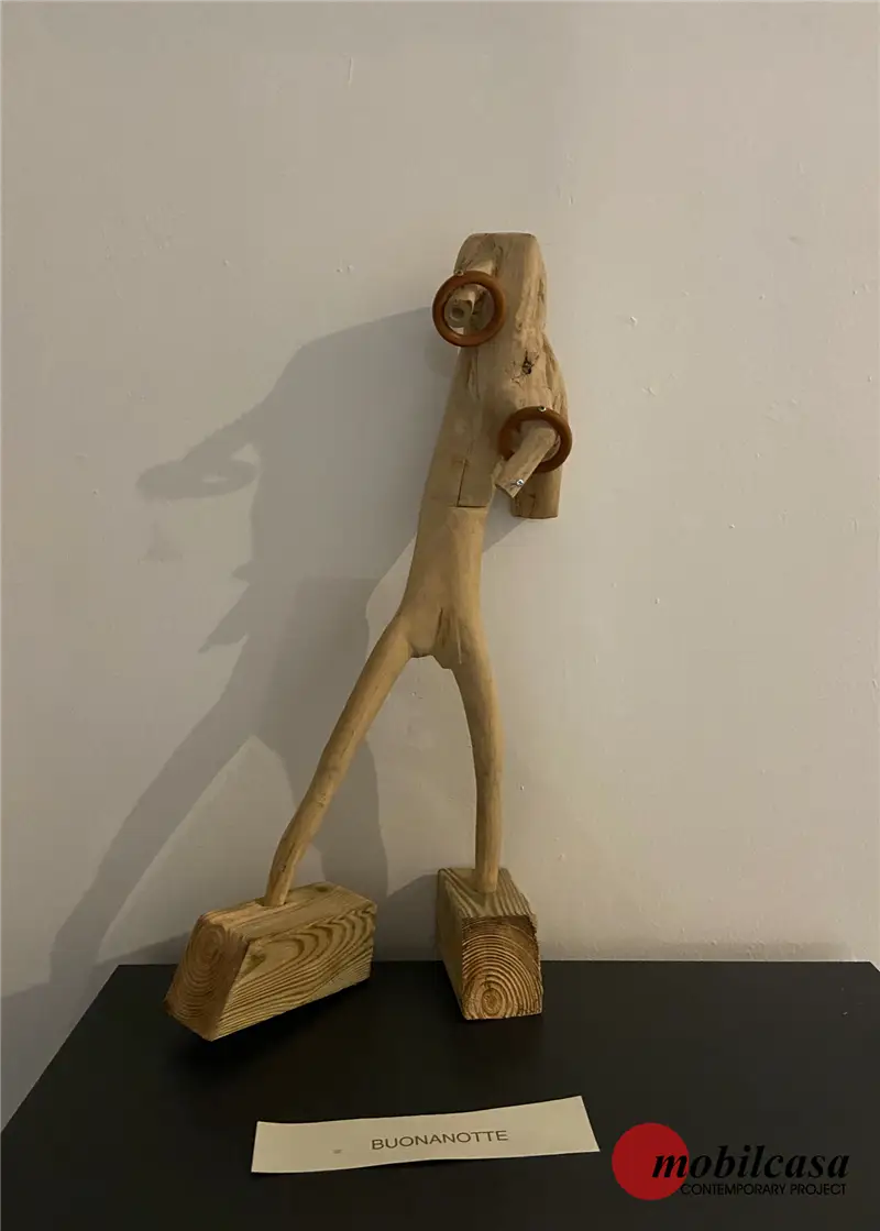 Riccardo Bianchi Artista Buonanotte - Scultura in legno