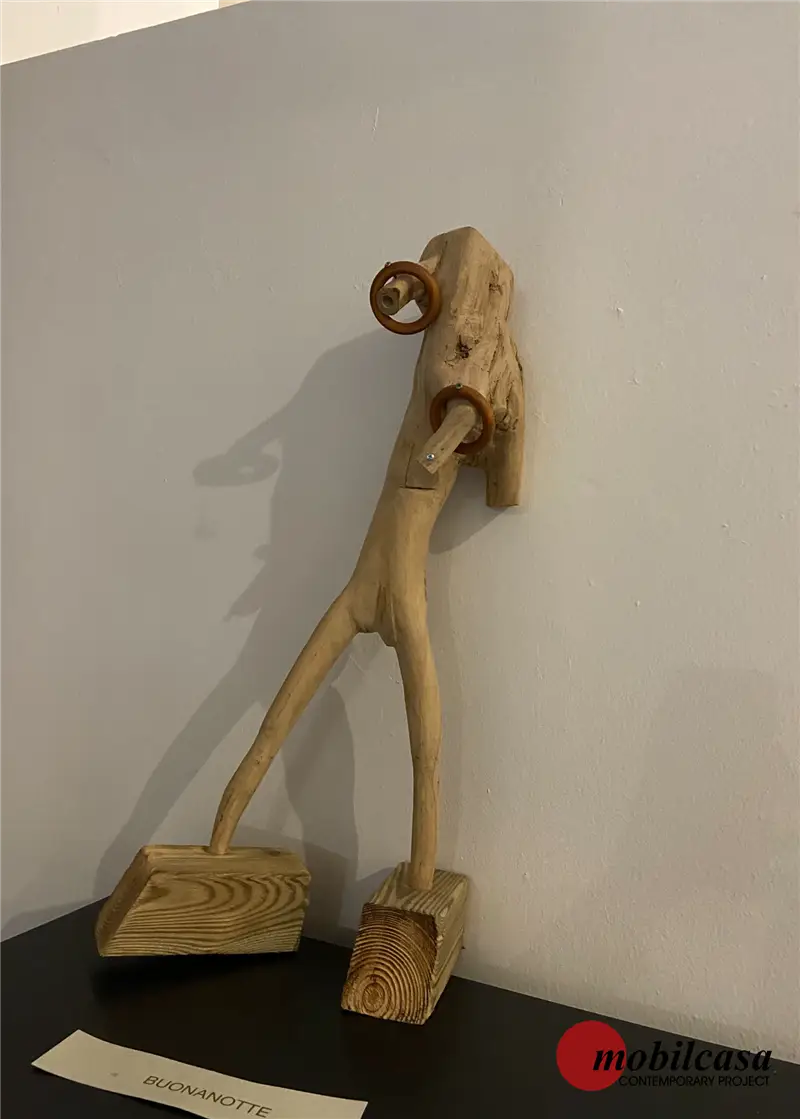 Riccardo Bianchi Artista Buonanotte - Scultura in legno