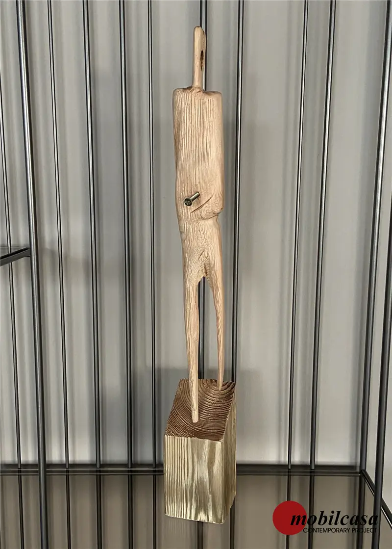 Riccardo Bianchi Artista Cara pace - Scultura in legno