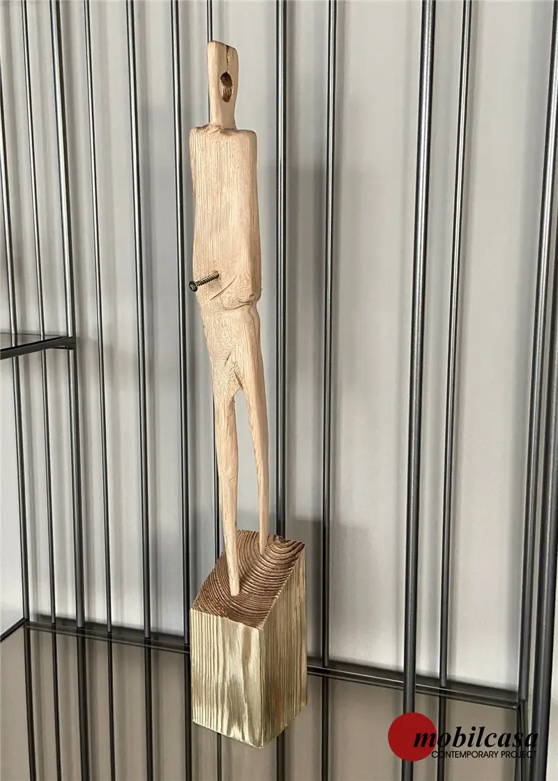 Riccardo Bianchi Artista Cara pace - Scultura in legno