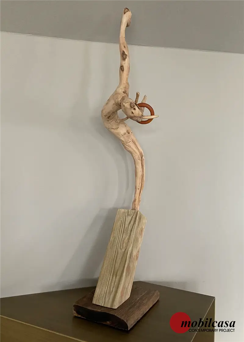 Riccardo Bianchi Artista Figaro - Scultura in legno