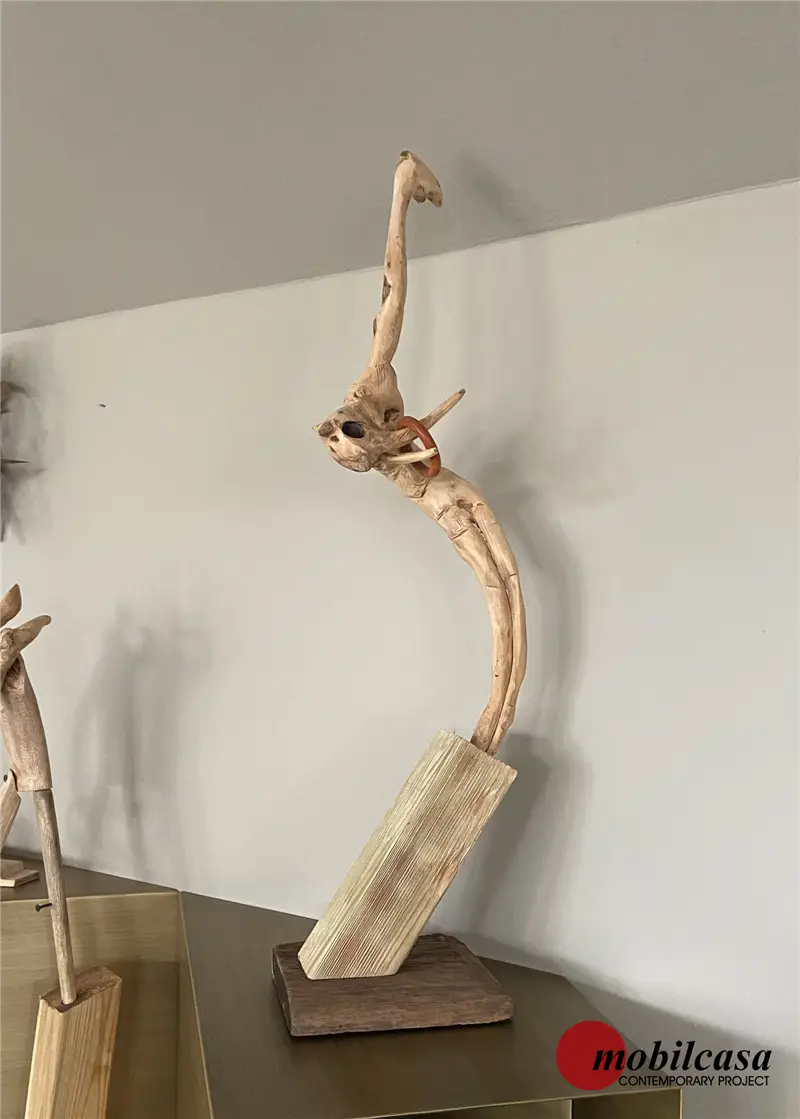 Riccardo Bianchi Artista Figaro - Scultura in legno