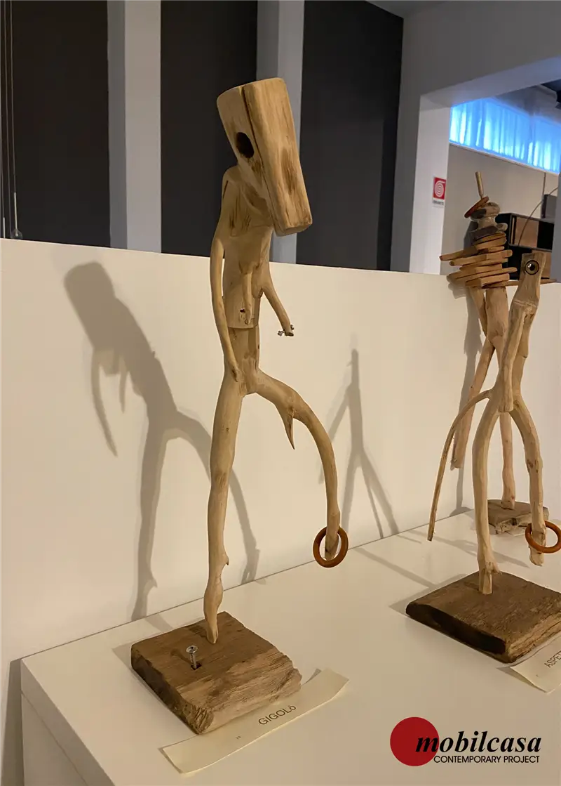 Riccardo Bianchi Artista Gigolò - Scultura in legno