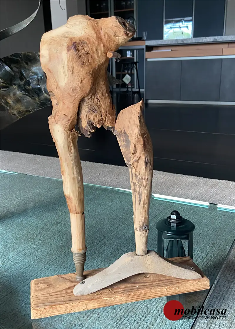 Riccardo Bianchi Artista Grande beta - Scultura in legno