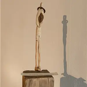 Riccardo Bianchi Artista Hombre dei cipressi - Scultura in legno