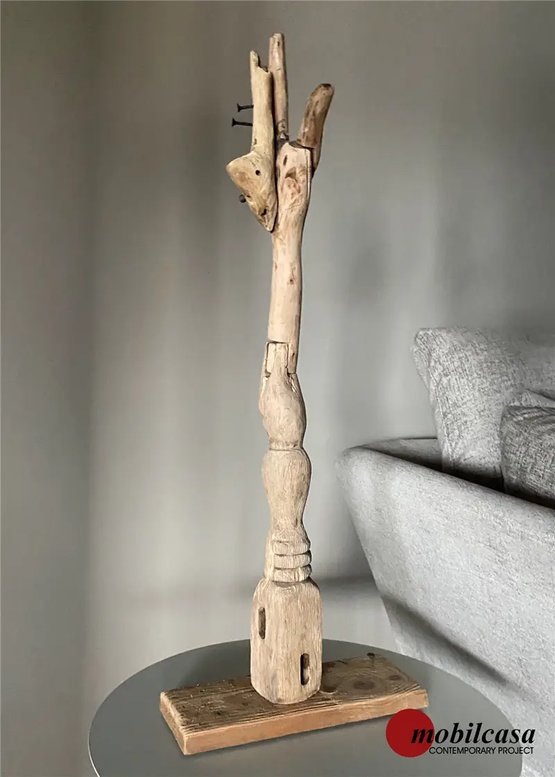 Riccardo Bianchi Artista In stele - Scultura in legno