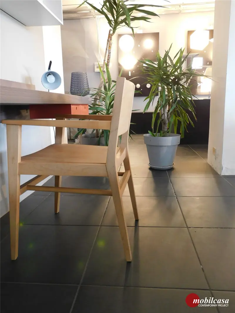 Riva 1920 Tennessee poltroncina con braccioli - Acero