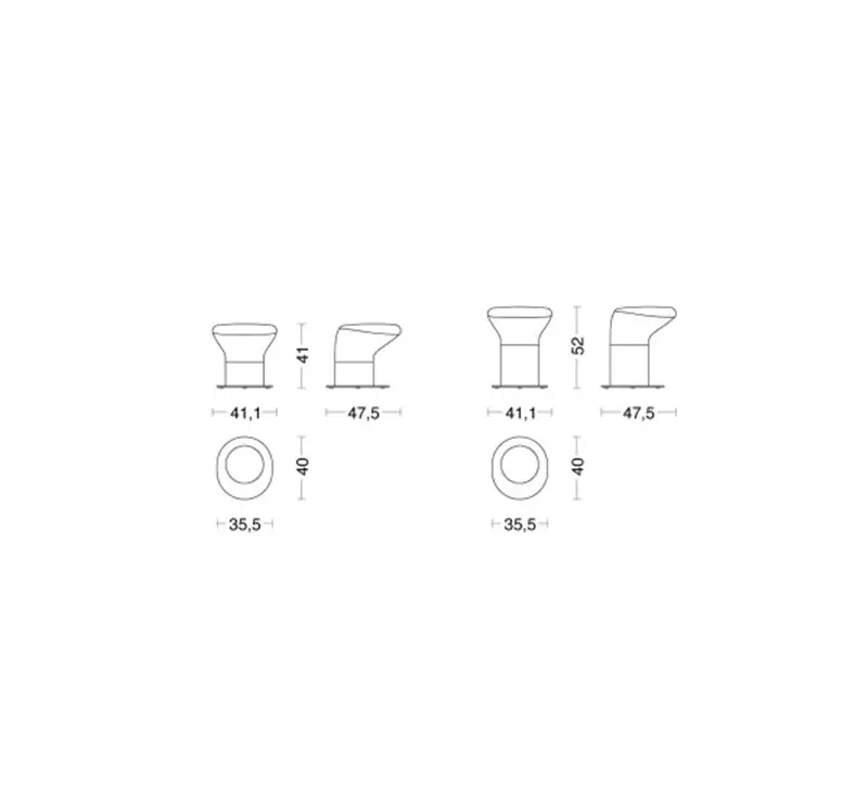 Riva 1920 Bitta Sgabello