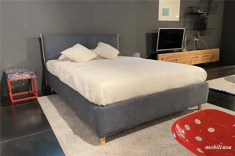 Rosini Night Dionisio standard letto - 140x200 cm, Alzarete Y, imbottitura standard Cat. F