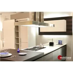 Salvarani High Teak composizione cucina in ebano