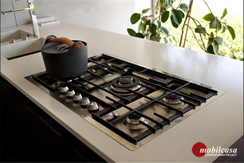 Salvarani High Teak composizione cucina in ebano