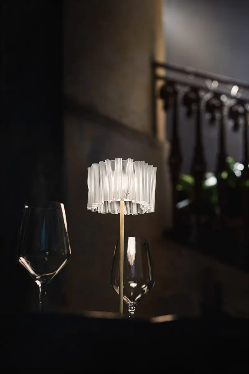 Slamp Accordéon Battery Lampada da tavolo