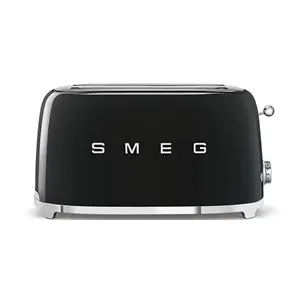 Smeg Tostapane 50Style 4x2 con pinze - Nero