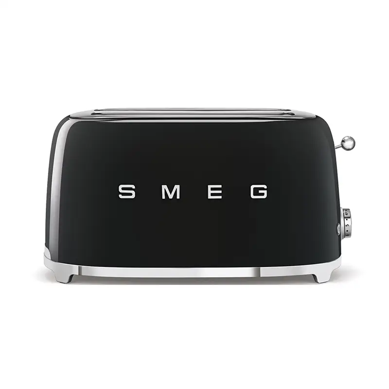 Smeg Tostapane 50Style 4x2 con pinze - Nero