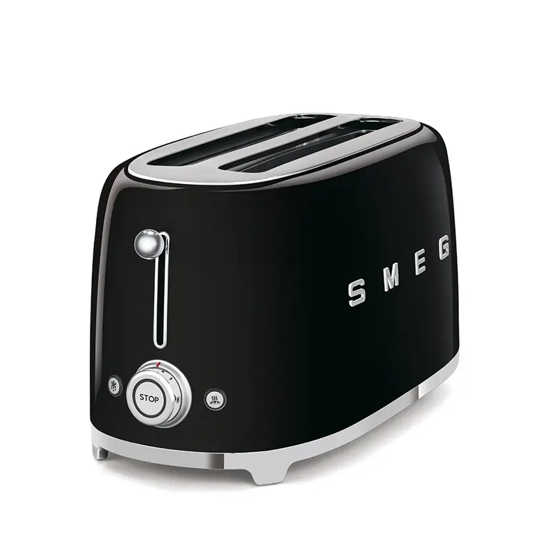 Smeg Tostapane 50Style 4x2 con pinze - Nero