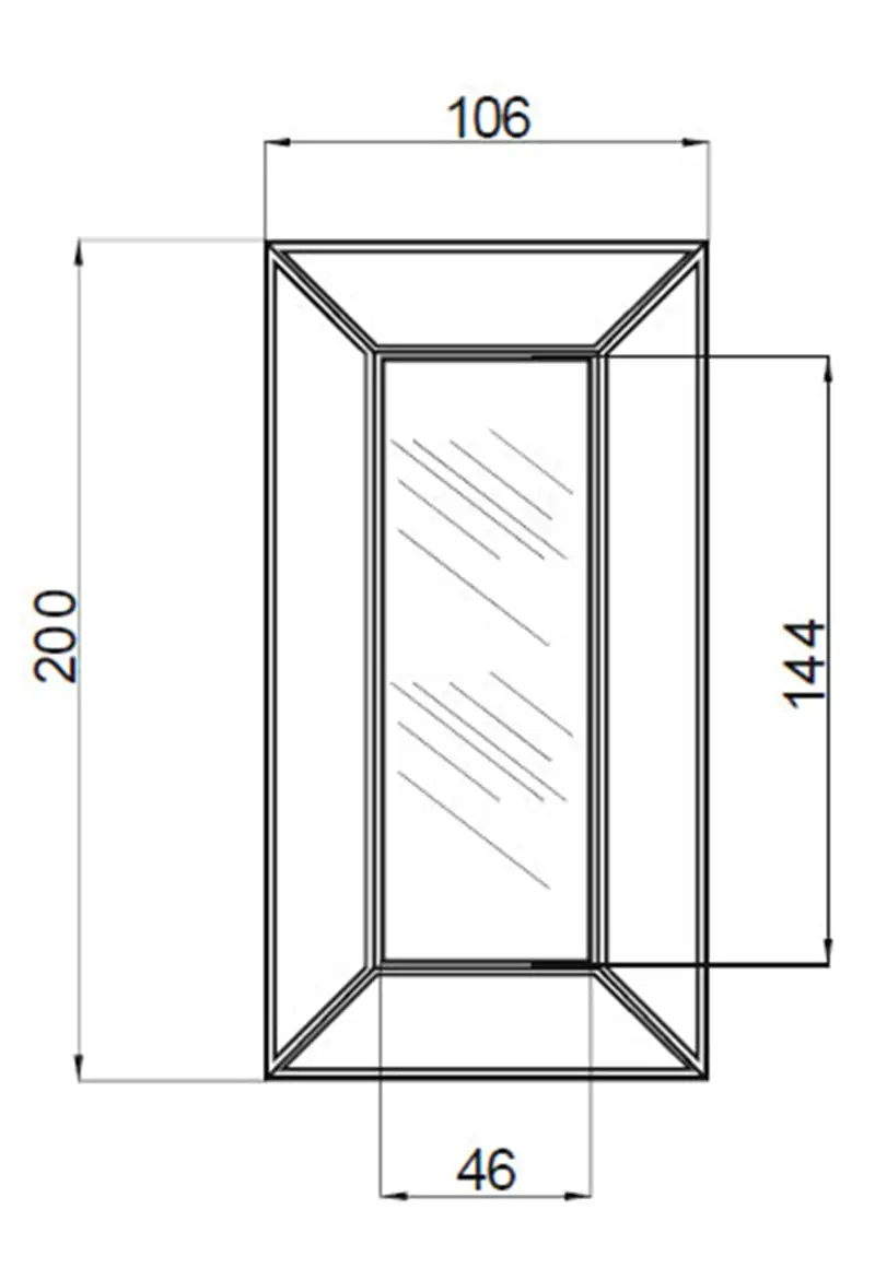 Tonin Casa Specchio Costantia 7519-SR