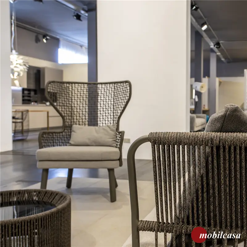 Varaschin Emma Bergere - struttura in alluminio, rivestimento C373