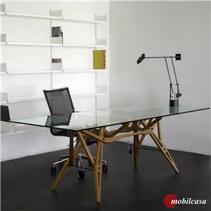 Zanotta Zanotta Reale Tavolo 90x200 rovere tinto noce