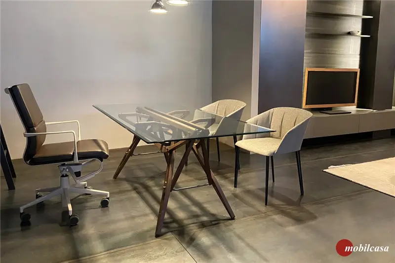 Zanotta Liza coppia di poltroncine, gambe verniciate nere, tessuto Vins cenere