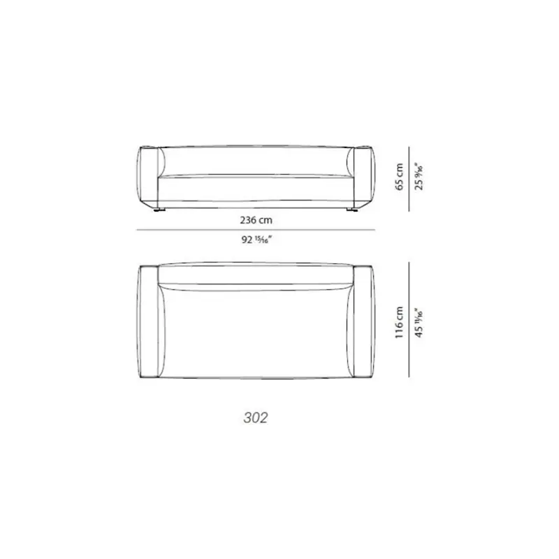 Zanotta Pianoalto Divano